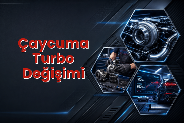 Turbo Değişimi uzman teknik servis hizmet görselleri