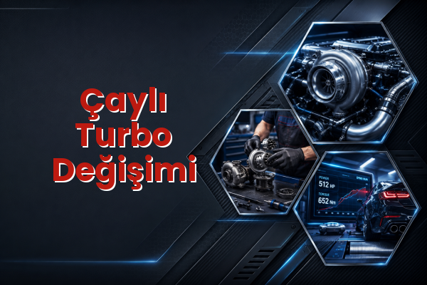 Turbo Değişimi uzman teknik servis hizmet görselleri