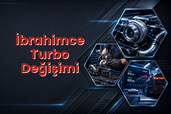 Turbo Değişimi uzman teknik servis hizmet görselleri