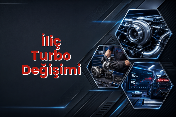 Turbo Değişimi uzman teknik servis hizmet görselleri