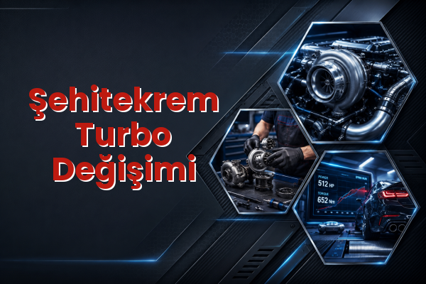 Turbo Değişimi uzman teknik servis hizmet görselleri
