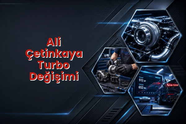 Turbo Değişimi uzman teknik servis hizmet görselleri