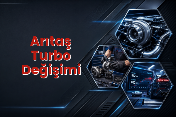 Turbo Değişimi uzman teknik servis hizmet görselleri