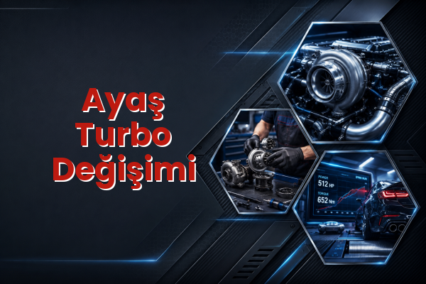 Turbo Değişimi uzman teknik servis hizmet görselleri