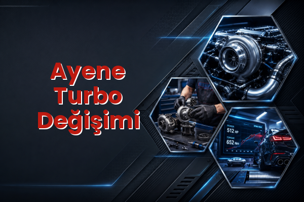 Turbo Değişimi uzman teknik servis hizmet görselleri