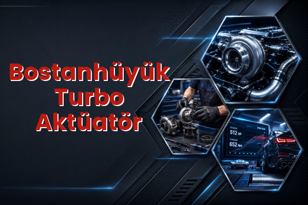 Turbo Aktüatör uzman teknik servis hizmet görselleri