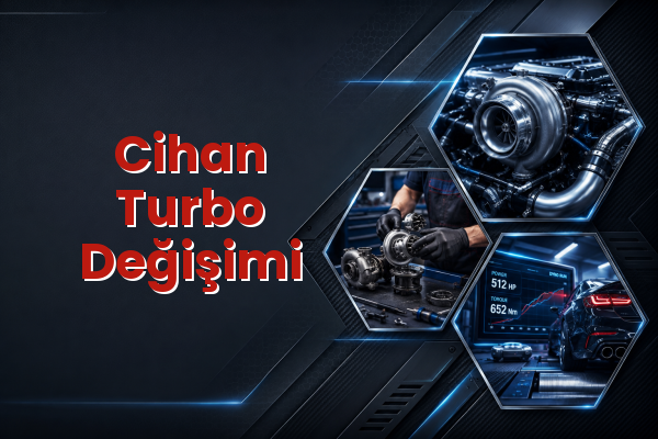Turbo Değişimi uzman teknik servis hizmet görselleri