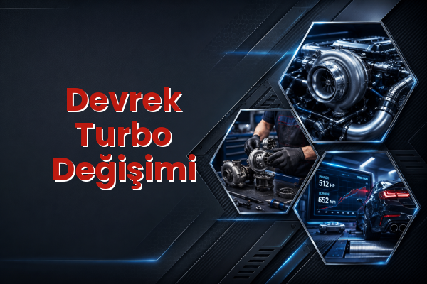 Turbo Değişimi uzman teknik servis hizmet görselleri