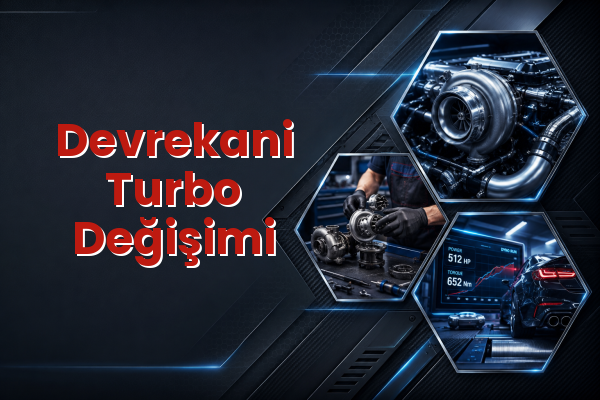 Turbo Değişimi uzman teknik servis hizmet görselleri