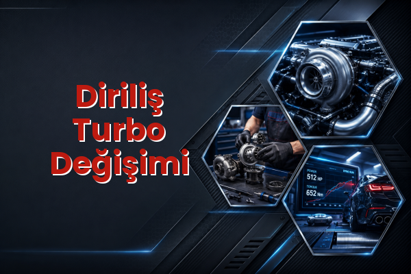 Turbo Değişimi uzman teknik servis hizmet görselleri
