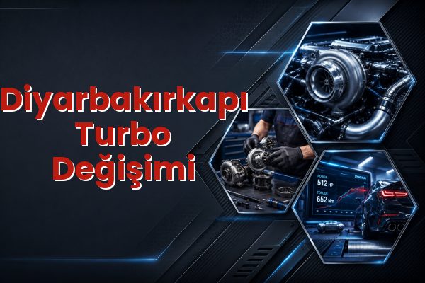 Turbo Değişimi uzman teknik servis hizmet görselleri