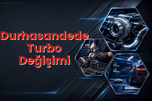 Turbo Değişimi uzman teknik servis hizmet görselleri