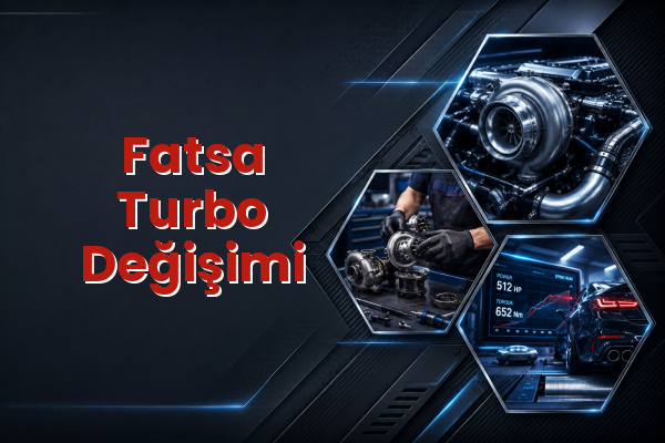 Turbo Değişimi uzman teknik servis hizmet görselleri
