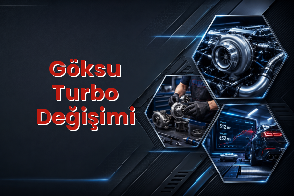 Turbo Değişimi uzman teknik servis hizmet görselleri