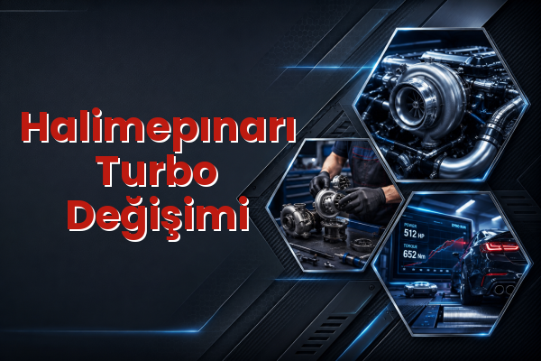 Turbo Değişimi uzman teknik servis hizmet görselleri