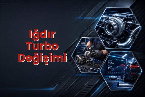 Turbo Değişimi uzman teknik servis hizmet görselleri