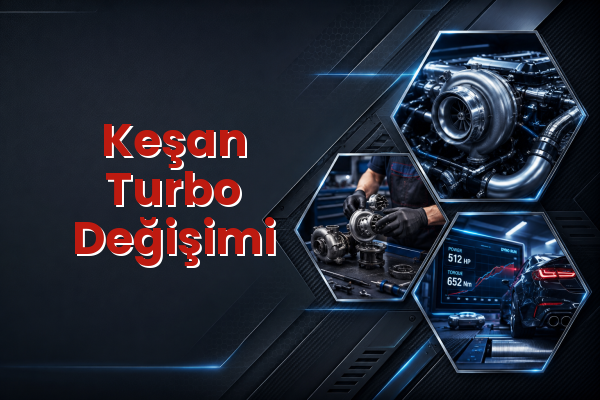 Turbo Değişimi uzman teknik servis hizmet görselleri