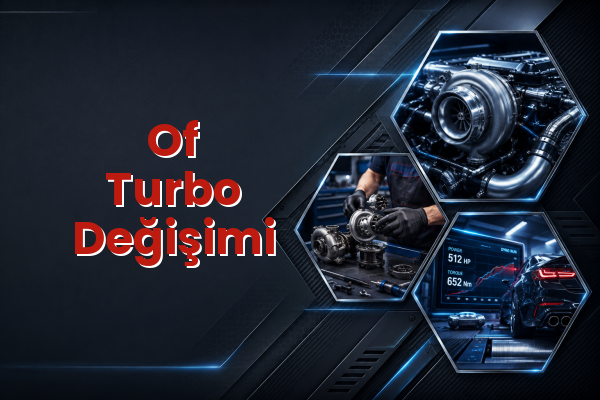 Turbo Değişimi uzman teknik servis hizmet görselleri