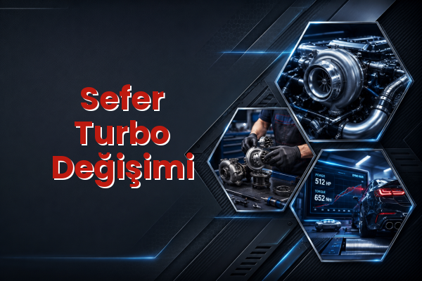 Turbo Değişimi uzman teknik servis hizmet görselleri