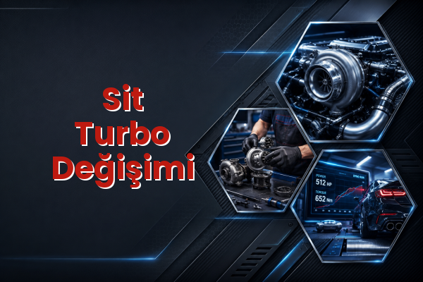 Turbo Değişimi uzman teknik servis hizmet görselleri