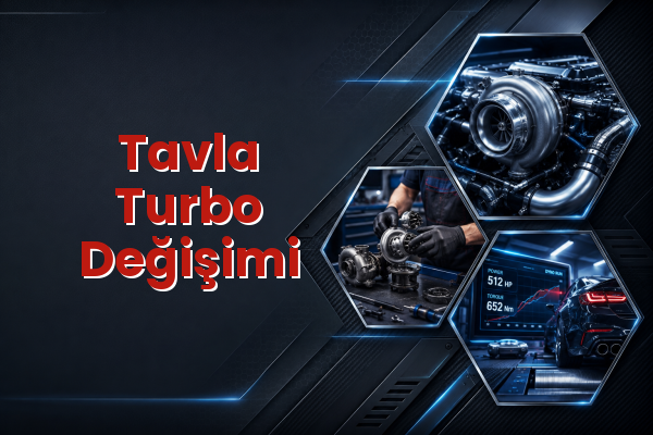 Turbo Değişimi uzman teknik servis hizmet görselleri